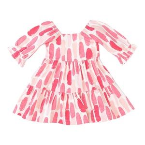 💕HP💕Monica and Andy baby girl pink long sleeve dress